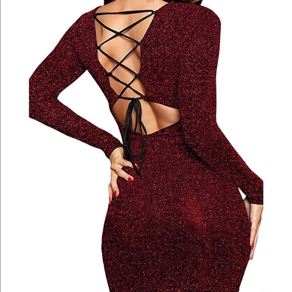 Glitter Mini Dress size Large